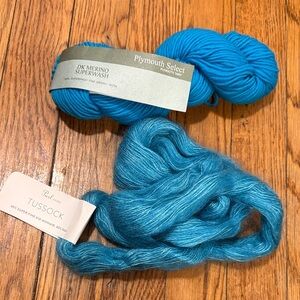 NEW yarn mix purl soho TUSSOCK kid mohair silk mix Plymouth select merino wool